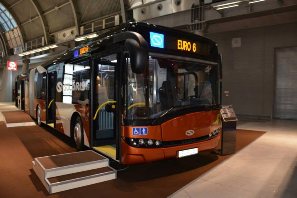 Solaris Urbino 18 with DAF/PACCAR Euro 6 for Busworld 2013 Kortrijk