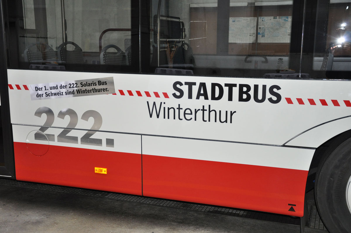 222th Solaris in Switzerland - Stadtbus Wintherthur