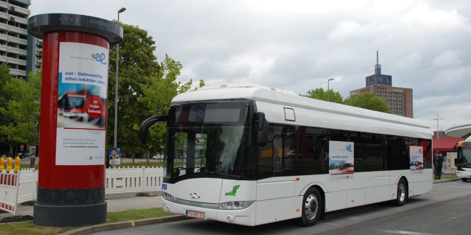Beskontaktno punjen električni autobus u Braunšvajgu