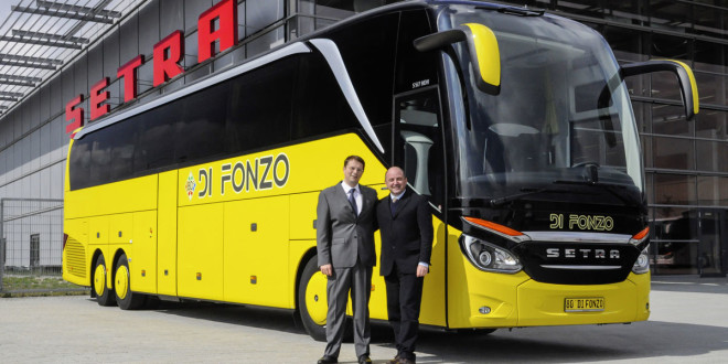 Žuta Setra TopClass 500 na Jadranu