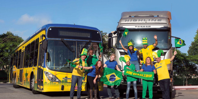 Scania nosi boje Brazila