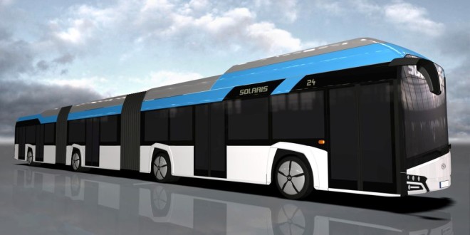 Solaris razvija dvozglobni električni autobus
