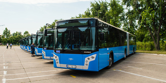 VIDEO: Miris novih zglobnih Ikarbusa IK-218N u Novom Sadu