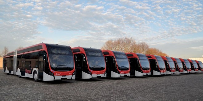 43 zglobna električna VDL Citea SLFA za Ajndhoven