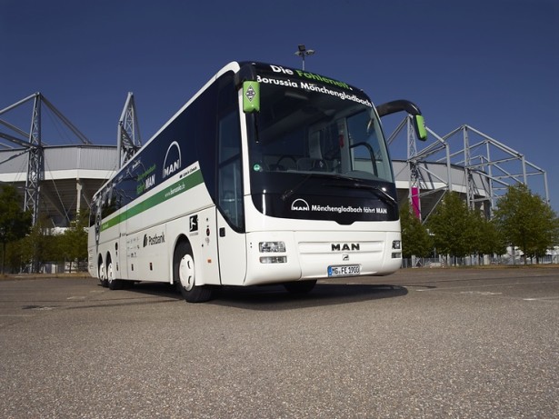 Borussia Mönchengladbach se vozi MAN autobusom od 2012. godine. © MAN Truck & Bus