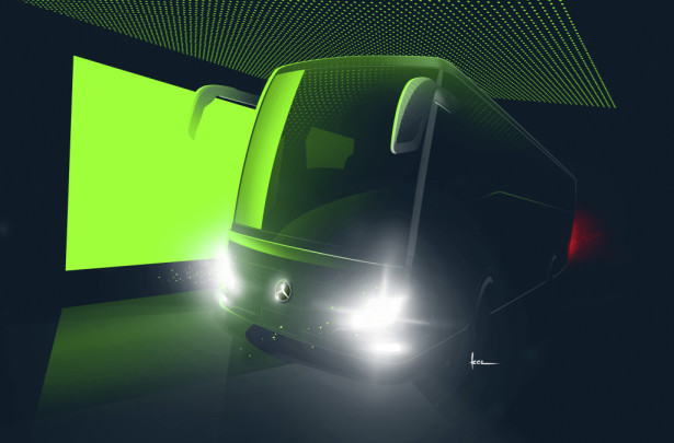 Mercedes-Benz je medijima predstavio samo render novog vozila. © Daimler Media