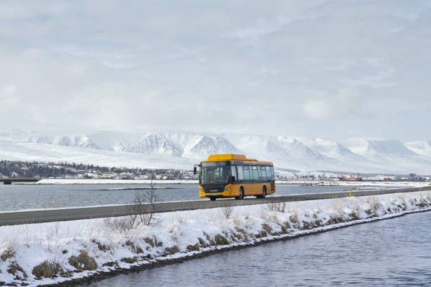 Scania Citywide LE 4x2, gas bus. Akureyri, Iceland Photo: Dan Boman 2014