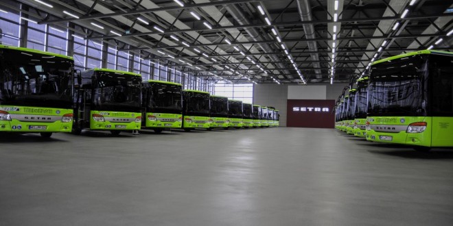 Flota zelenih Setra autobusa za centralni Hese