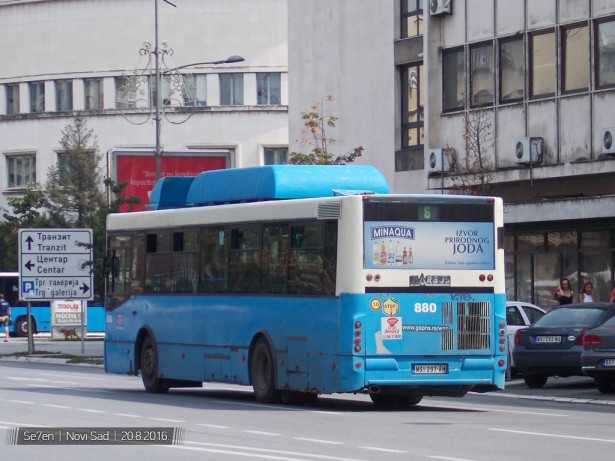 Gasni Ikarbus viđen na ulicama Novog Sada 2016. godine. © Se7en/Autobusi.NET