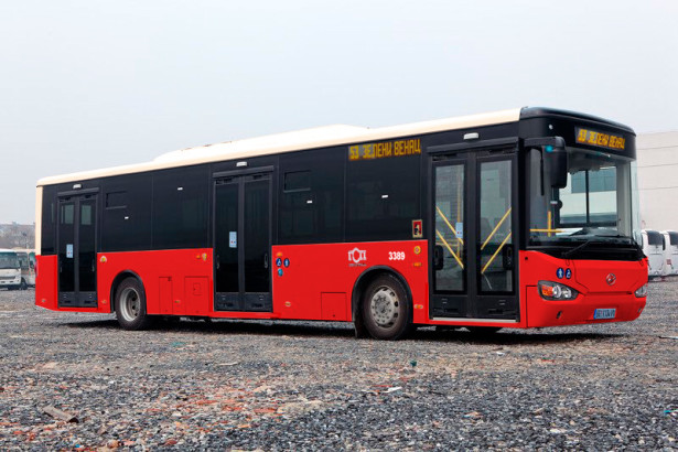 Higer KLQ6129GQ2 u bojama GSP "Beograd". Foto: Higer - Fotomontaža: Slobodan Kostić