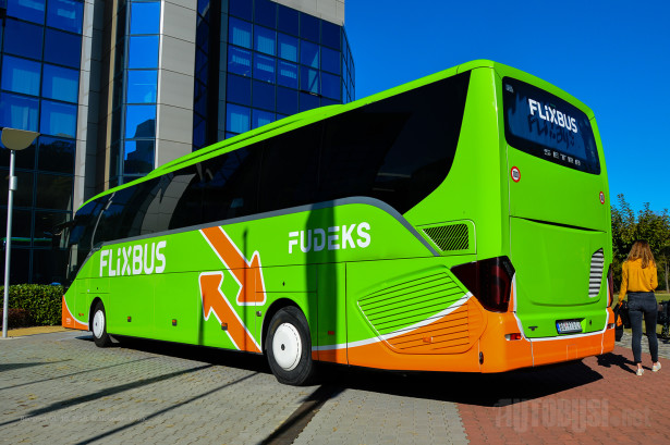 Setra S 516 HD (Fudeks) u FlixBus kolor šemi. © Slobodan Kostić