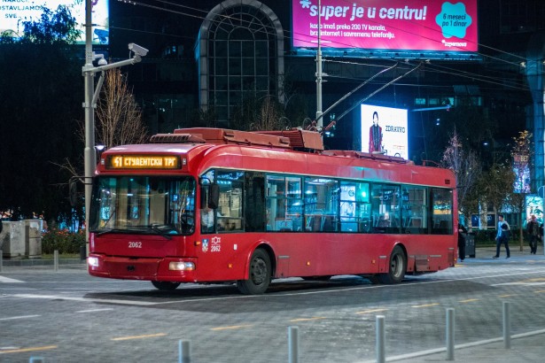 Nekada velika okretnica, Studentski trg je sada terminus samo za linije 29 i 41. © Pavle Živković