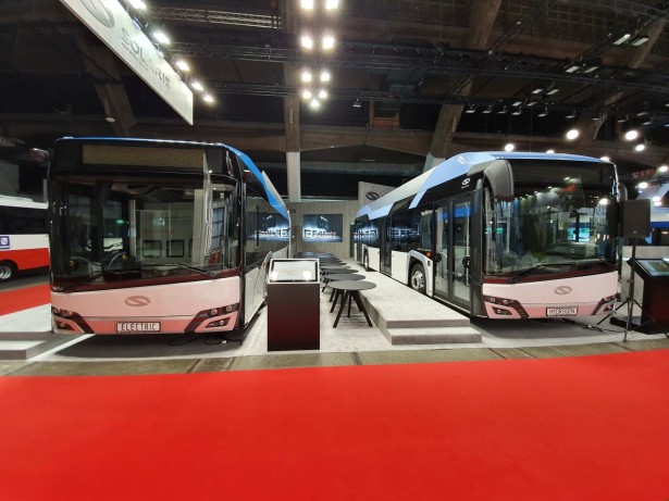 Solaris Urbino 18 electric i Solaris Urbino 12 hydrogen. Foto: Saša Conić