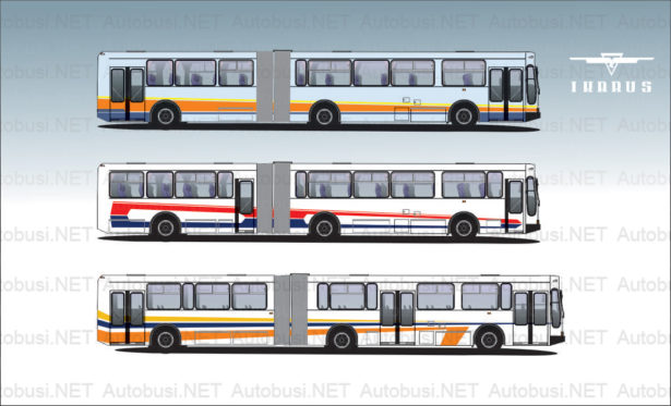 Ikarus IK-110/160: (4) Zglobnjaci za duže relacije
