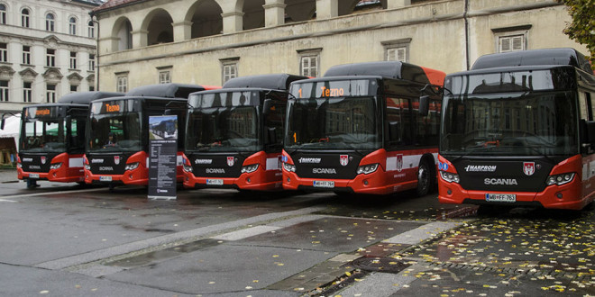 Maribor bogatiji za 5 Scania CNG
