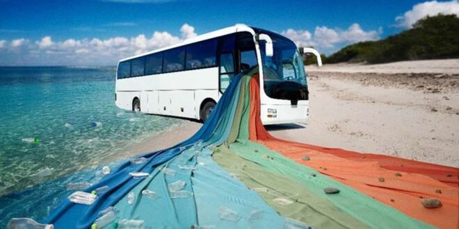 Tkanina za tapaciranje autobusa od reciklirane morske plastike
